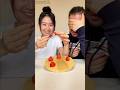 I hid pepper in his strawberry 😳🌶 #couplecomedy #funny