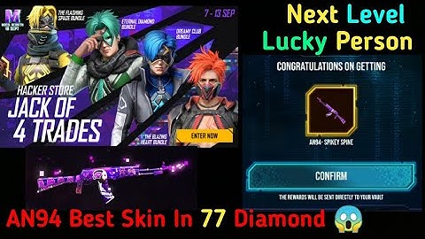 Hacker Store Jack Of 4 Trades Free Fire | Grand Prize Done Only 77 Diamond😱| Next Level Lucky person
