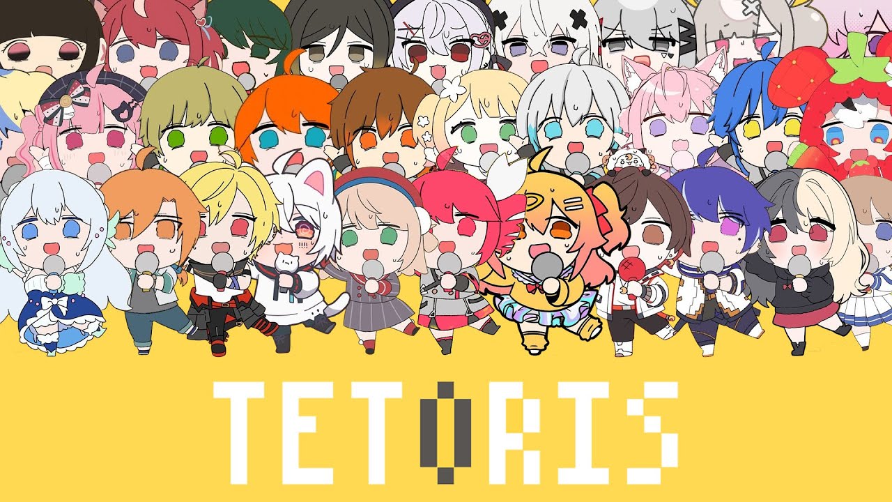 【合唱】テトリス/Tetoris【200 People Chorus】【1周年記念】(Nico Nico Chorus Series)
