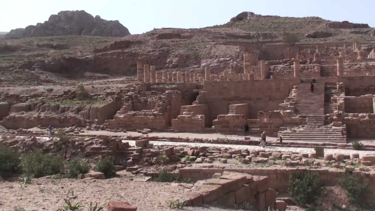 Grand Temple and Winged Lion's Temple of Petra YouTube