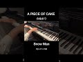 【耳コピピアノ】A PIECE OF CAKEの始まり / Snow Man