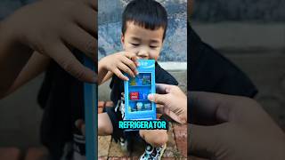 Little Boy Throws Drinks Away? Dads Surprise Fridge