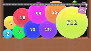 2048 Bubbles - Jelly 2048 Balls Merge (2 4 8 16 32 64 128 256 512 1024 2048) Suika Balls: Drop Merge screenshot 5