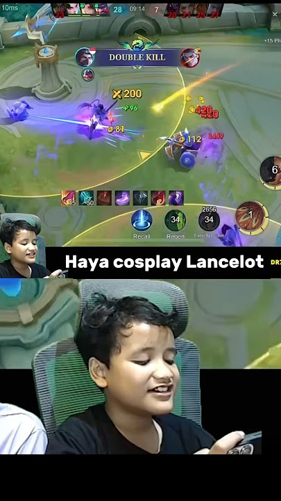 While chatting about Lance, I ended up cosplaying Lance as Haya #mobilelegends