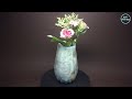 Alcohol ink. Flower vase - Dish PETRI Art. (Petri art) 3D RESIN Art. Epoxy resin
