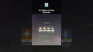 55 Tablet Of Tona Rewards  Genshin Impact