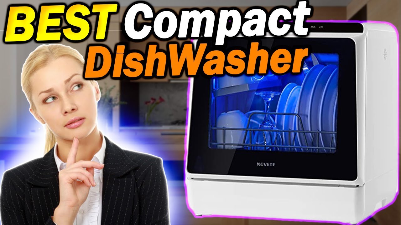 Portable Countertop Dishwashers, NOVETE Compact Dishwashers wi
