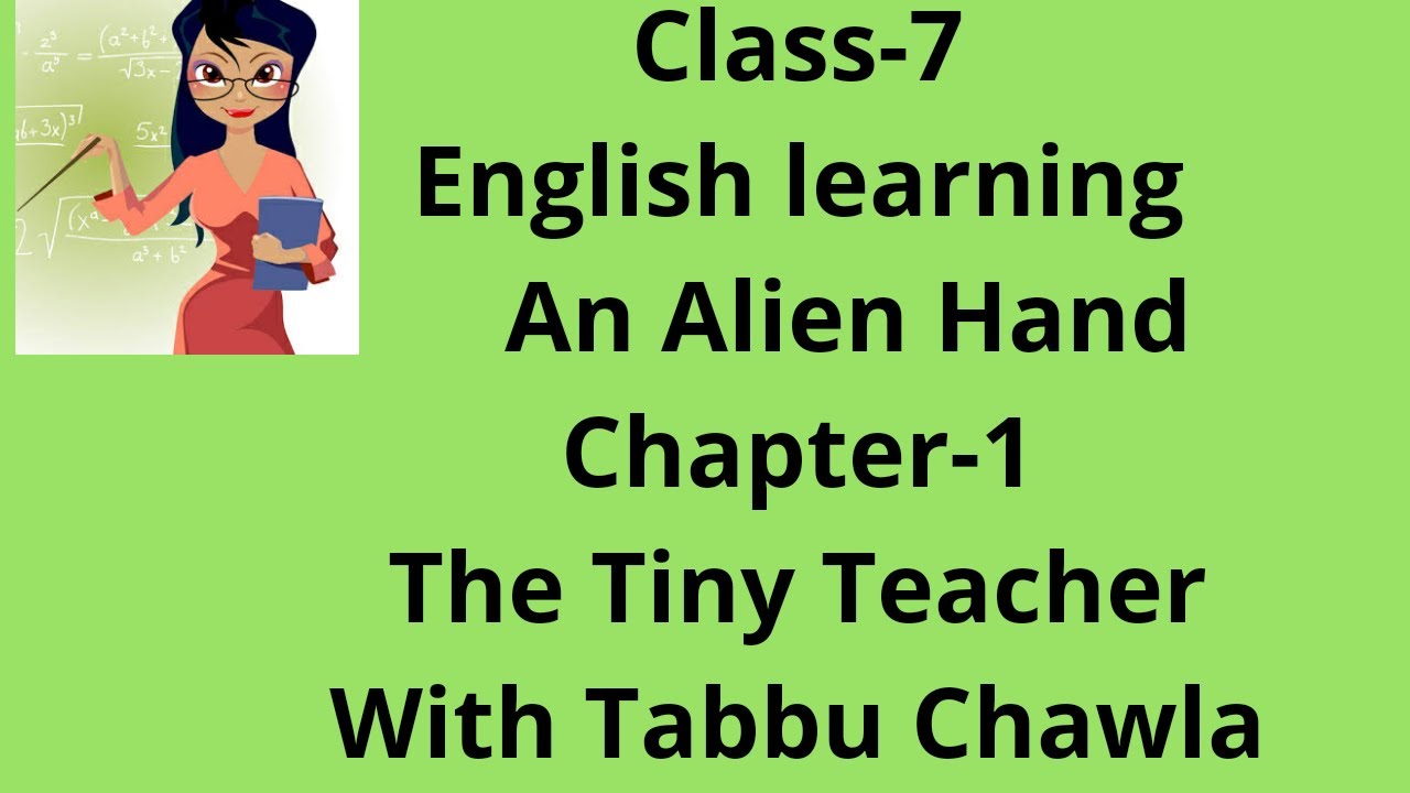 Class 7 The Tiny Teacher YouTube class-vii-english-the-tiny-teacher-youtube