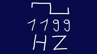 1199 hz square