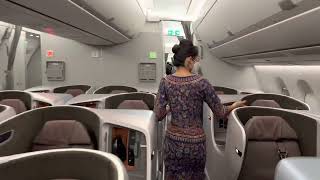 Singapore Airlines [Business Class] Melbourne to SG Barramundi Fried Rice Book the Cook A350
