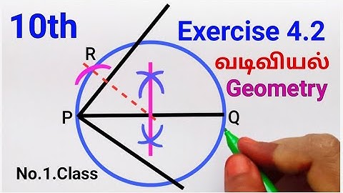 TN SAMACHEER 10th Geometry Exercise 4.2 | Construction of Triangle| Tamil Eng medium|TN new syllabus