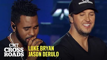 Luke Bryan & Jason Derulo Perform 'Trumpets' | CMT Crossroads