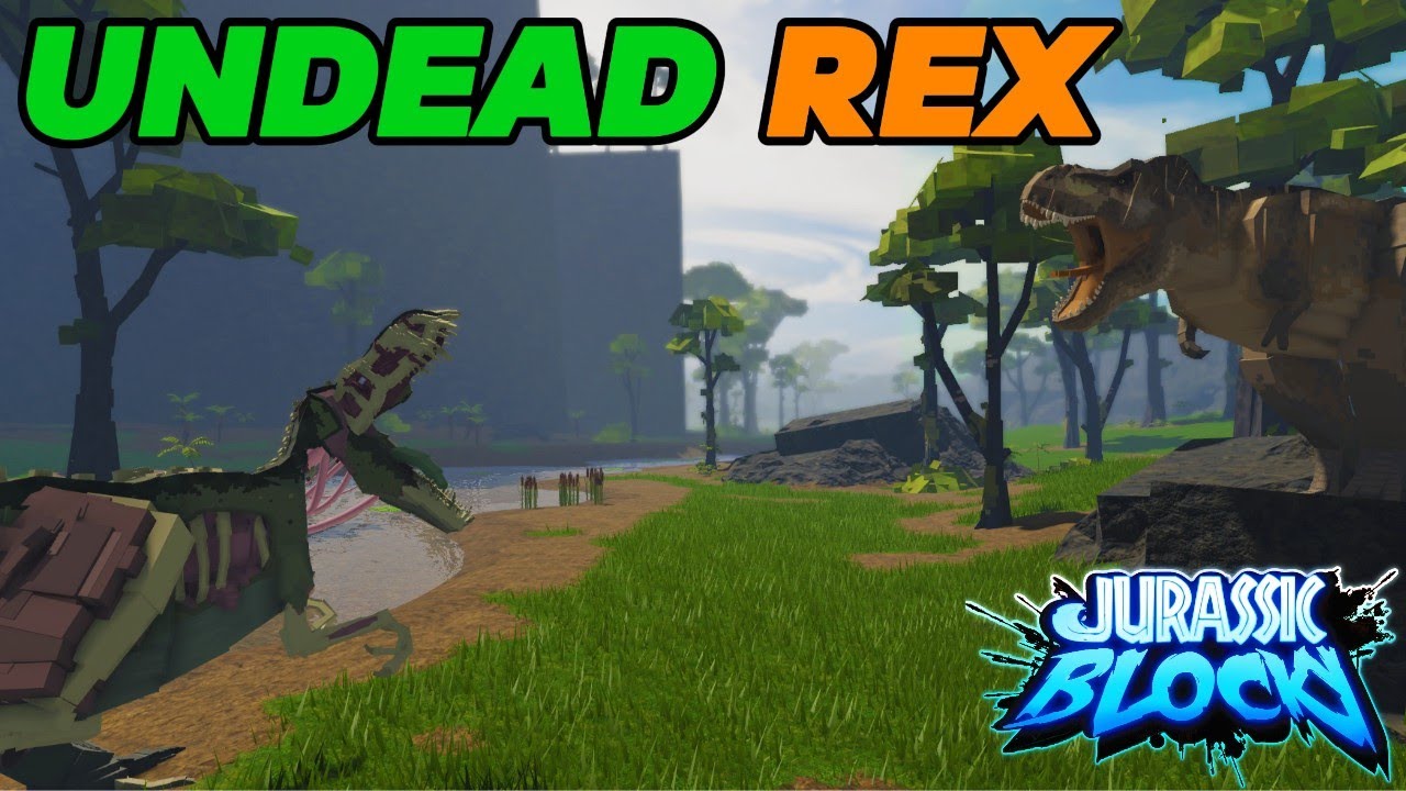 THE UNDEAD REX! Jurassic Blocky Cinematic