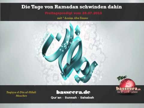 'Aasim Abu Yunus - Die Tage von Ramadan schwinden dahin