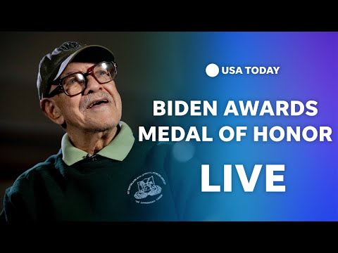 Watch live: President Joe Biden awards the Medal of Honor to Colonel Paris Davis | USA TODAY