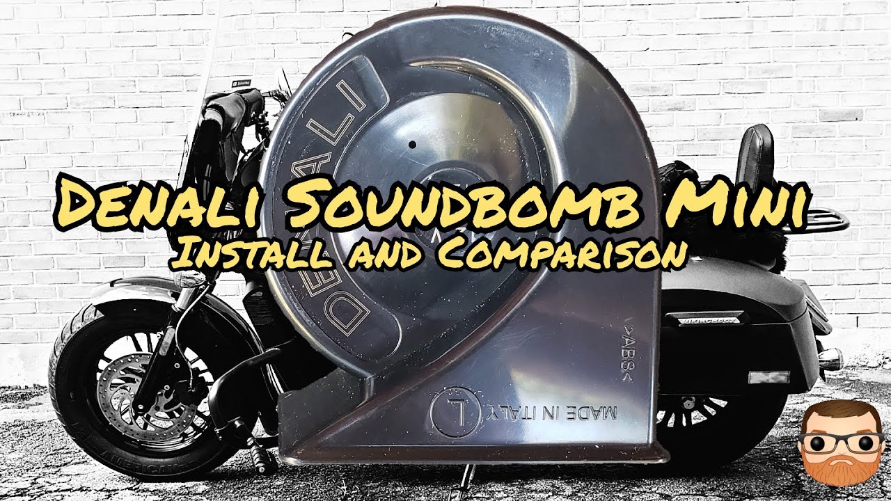 Denali SoundBomb Mini Install and Comparison indianscoutsixty YouTube