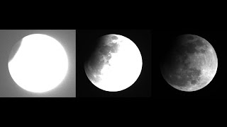 Partial lunar eclipse on 17/18 September 2024: timelapse video