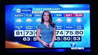 Britley Ritz weather update for Dayton,Ohio whio t.v.