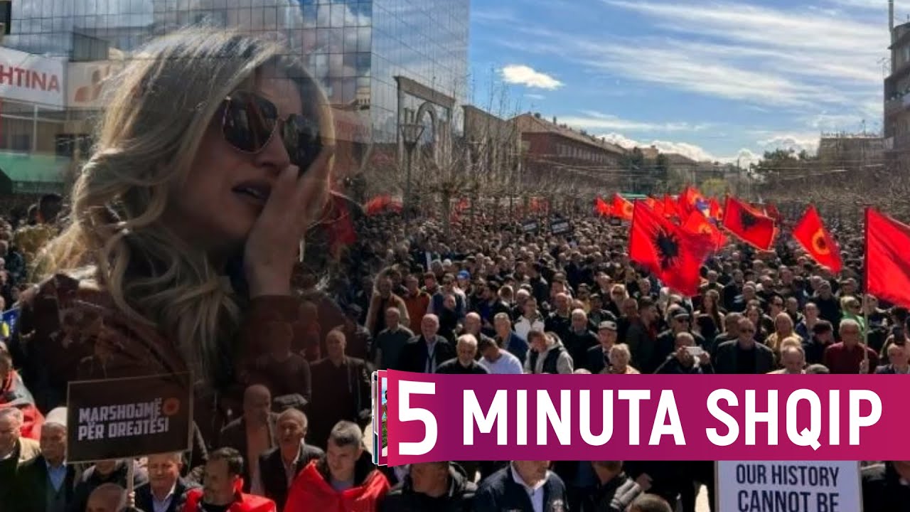 Ja momenti kur Leonora Jakupi shpërthen në lot në 'Marshi për Drejtësi