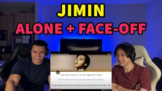 BTS JIMIN 'Alone' Lyrics + JIMIN Face-off Lyrics 🔥| REACTION!!