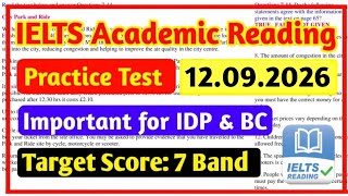 IELTS Reading Practice Test 2026 With Answers | IELTS Academic Reading Practice Test 2026