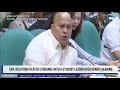 Sen. Dela Rosa heated exchanged with a student leader over Senate hearing