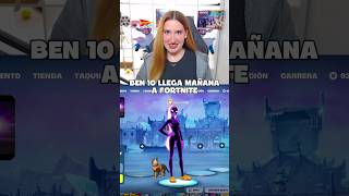 COSMÉTICOS DE BEN 10 QUE LLEGAN MAÑANA A FORTNITE 🤩 #fortnite #fortniteclips #epicpartner