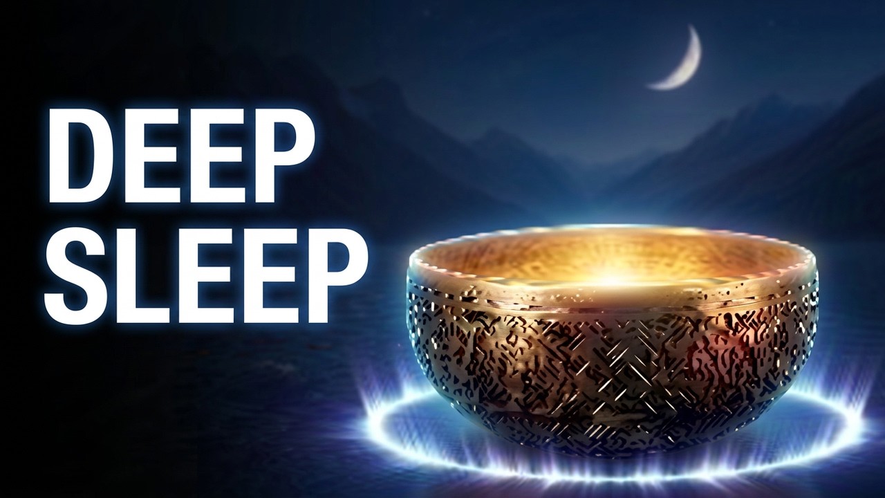 The Ultimate Stress Reset: 8 Hours of Singing Bowls for Deep Sleep | BLACK SCREEN