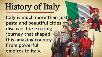 History of Italy || 🇮🇹🏛️ Learn English Through Story Level 3 || Graded Reader 🎧
