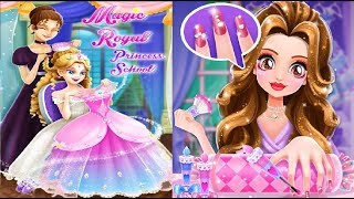 Magic Royal Princess School - Girl Dress Up Makeover, Hair Salon, Manicure, Makeup screenshot 2