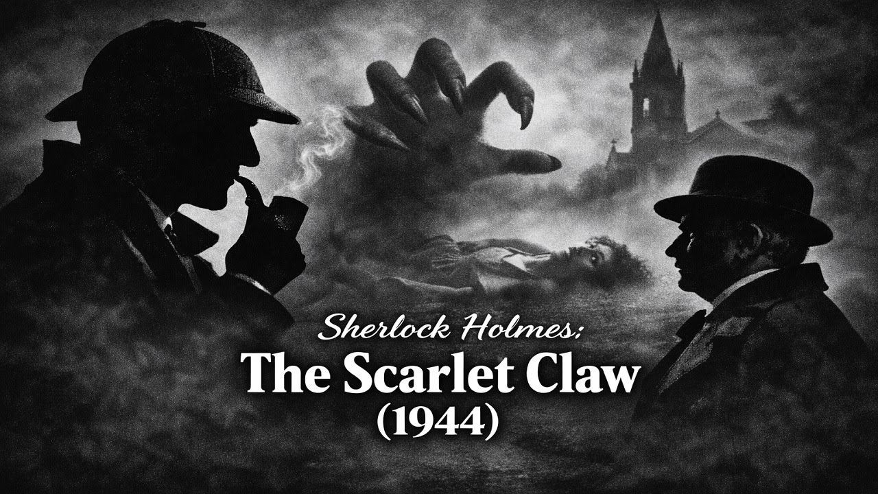 Sherlock Holmes – The Scarlet Claw (1944) | Basil Rathbone & Nigel Bruce | SD