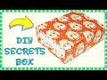 Easy DIY crafts | How to make a secret box | DIY storage box ideas | Secret box making