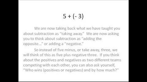 Subtraction Retraction