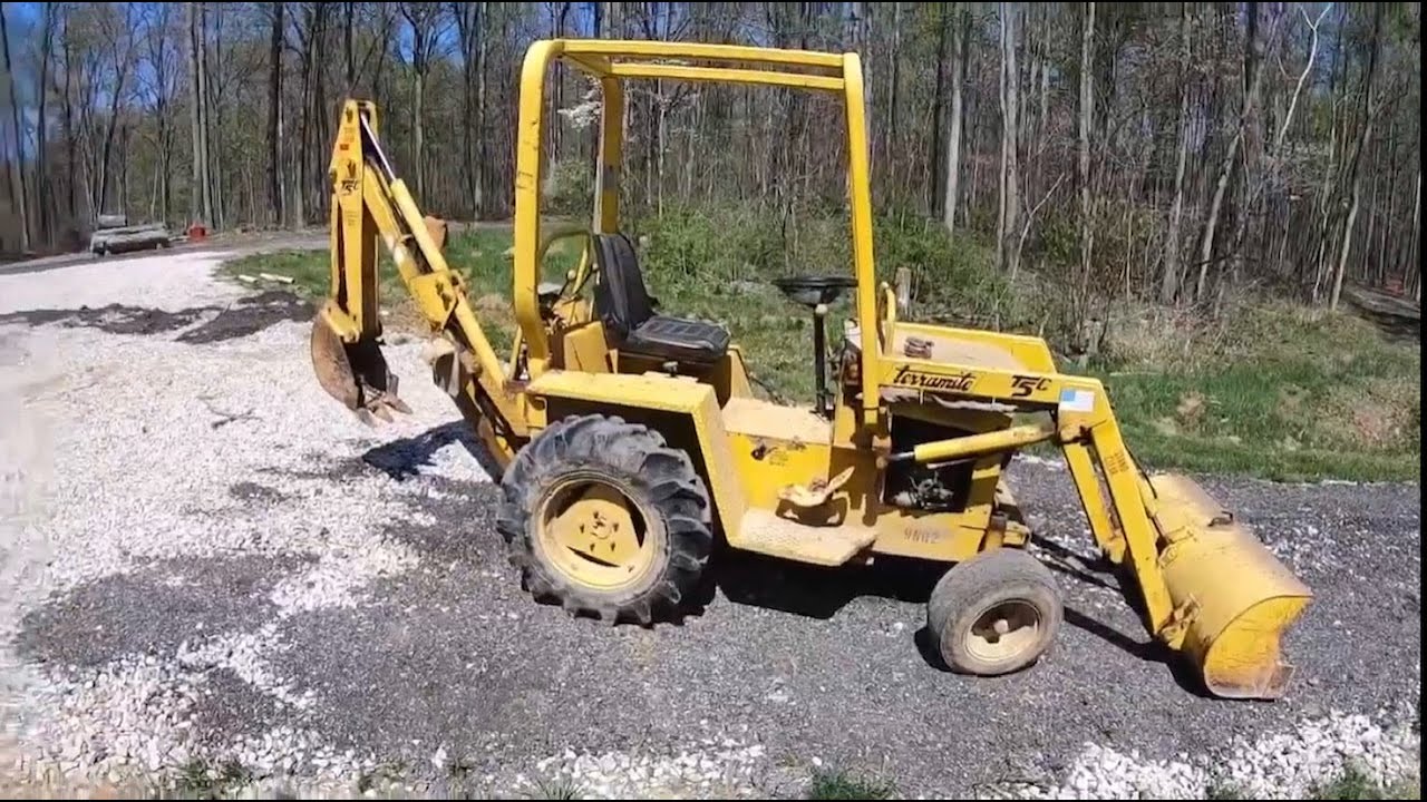 Terramite T5C backhoe job Copper Barn Homestead YouTube