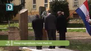 Híradó-2015-04-03-Ünnepi megemlékezés Franjo Vlasic-ról
