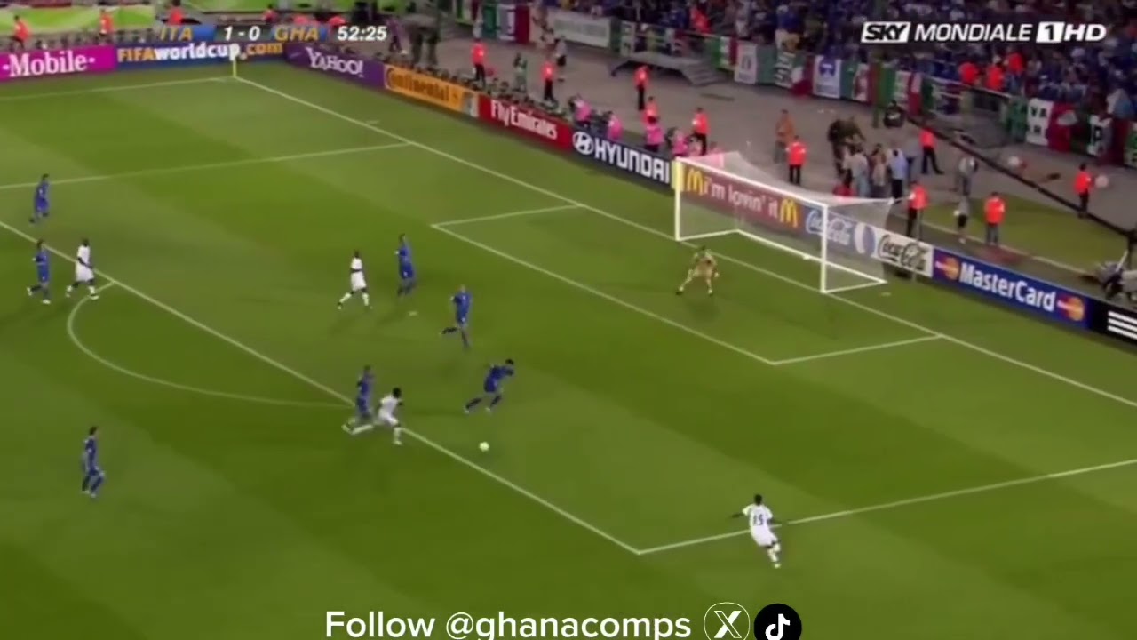 Michael Essien vs Italy 2006 World Cup