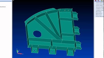 FEMAP V11.2 - Geometry Editing (I) - Midsurface Extraction