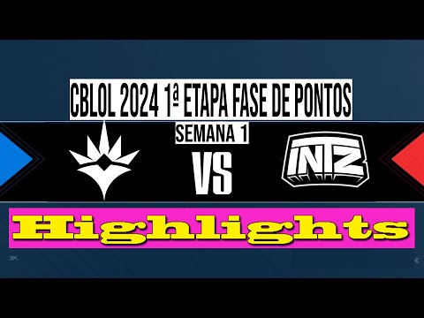 LIBERTY VS INTZ | CBLOL 2024 | Highlights | LBR VS ITZ