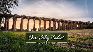 Ouse Valley Viaduct, England Drone Flight (4K)