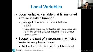 5.4. Local variables in Functions