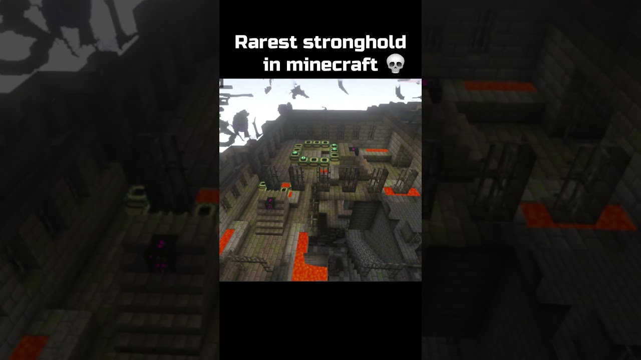 Minecraft Rarest Stronghold Ever!