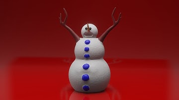 Make a Snowman Outro | FREE Blender for 3D Printing Course