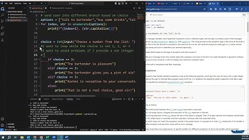 Working on Options List
