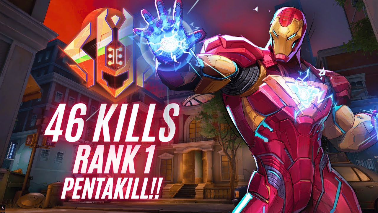 Marvel Rivals : IRON MAN 46 Kills *CRAZY!? ฉีดสมองไหลตุยภายใน 1 วิ ...