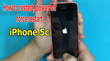 How to restart, power off, force restart iPhone 5c