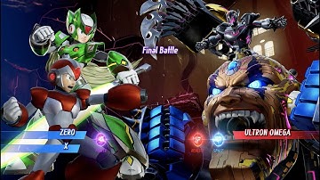 MARVEL VS. CAPCOM: INFINITE Green Zero and Red Mega Man X - Arcade