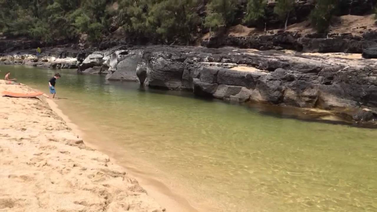 River meeting the ocean