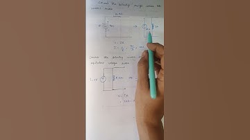 converting voltage source to current source and current source to voltage source