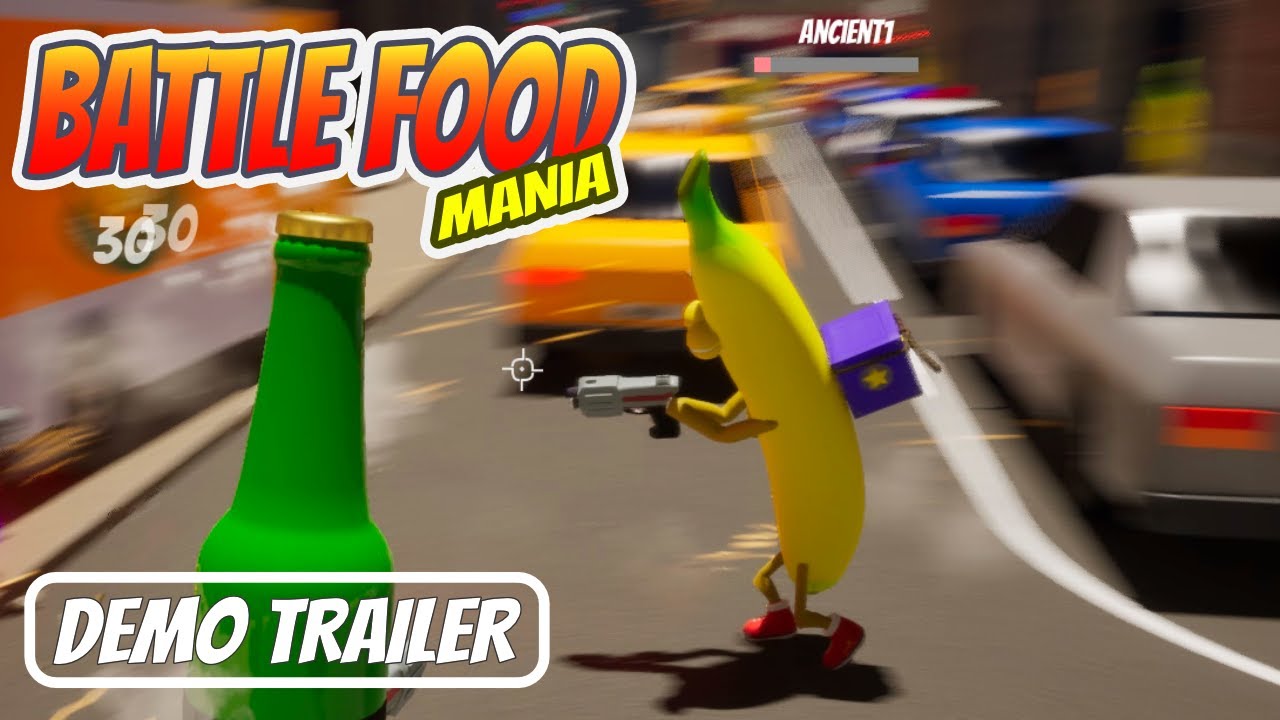 Battle Food Mania – Demo Trailer | Play as Guard & Thief!