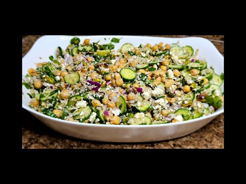 Ensalada De Garbanzos Y Quinoa Receta